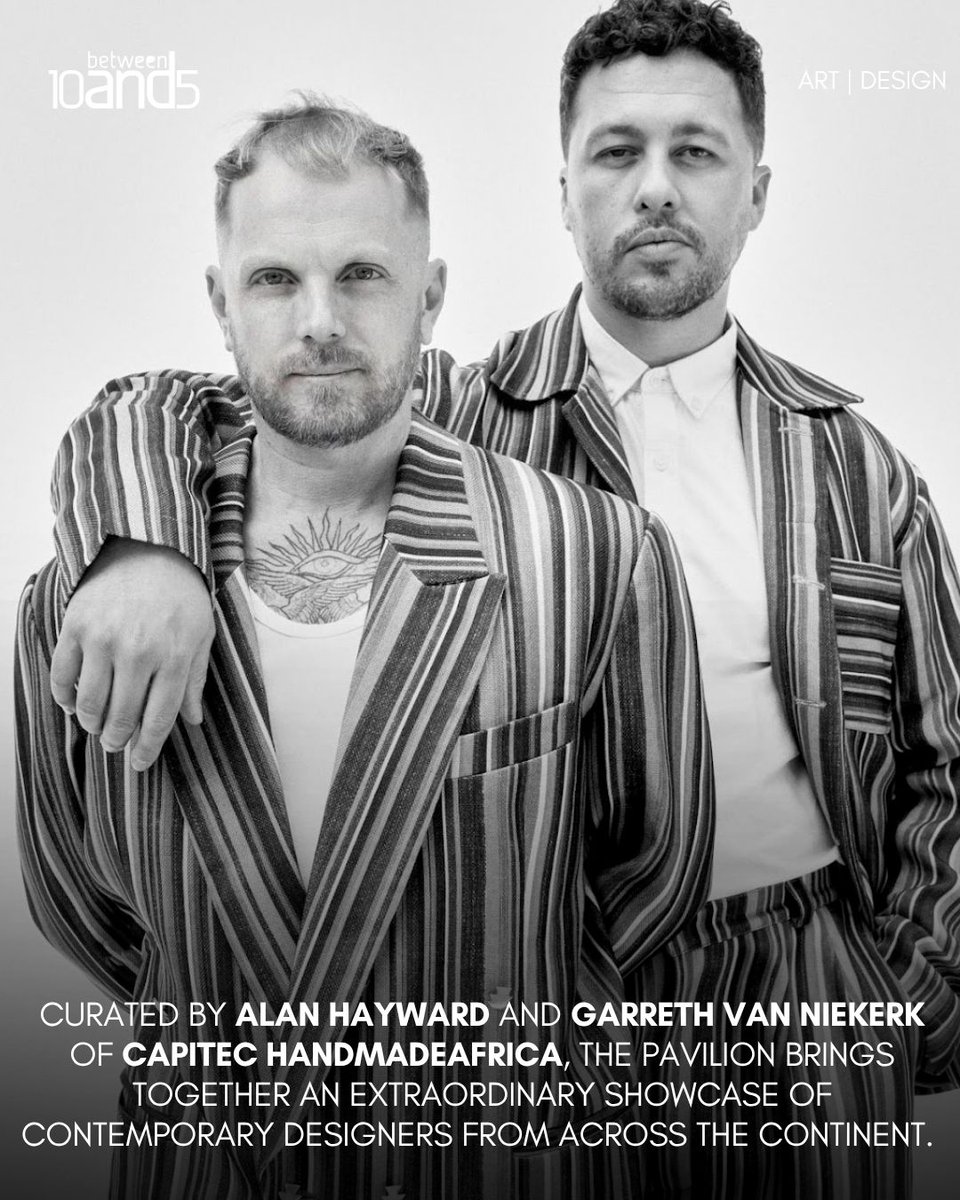 10and5's tweet image. The Future of African Luxury Is Handmade.
The Capitec handmadeAFRICA Pavilion @capitec_handmadeafrica makes its highly anticipated Johannesburg debut at Decorex @decorexafrica Joburg, 24–27 July.