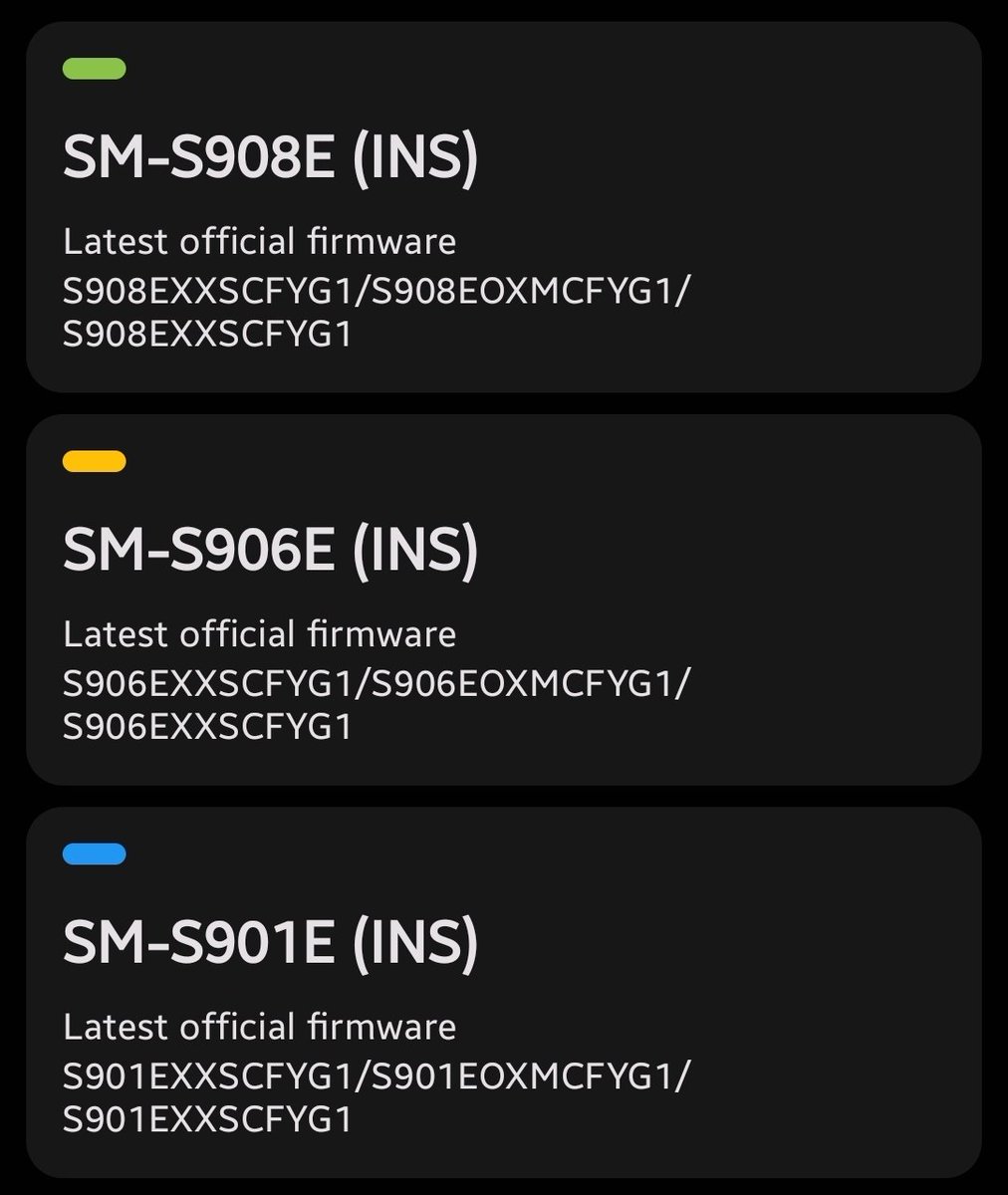 Koram_Akhilesh's tweet image. Attention Galaxy S22 users❗
OneUI7 July security patch for Galaxy S22 series has been released in India
Build info :
📌S908EXXSCFYG1/S908EOXMCFYG1/S908EXXSCFYG1
📌S908EXXSCFYG1/S908EOXMCFYG1/S908EXXSCFYG1
📌S901EXXSCFYG1/S901EOXMCFYG1/S901EXXSCFYG1
#oneui7, #GalaxyS22, #Samsung