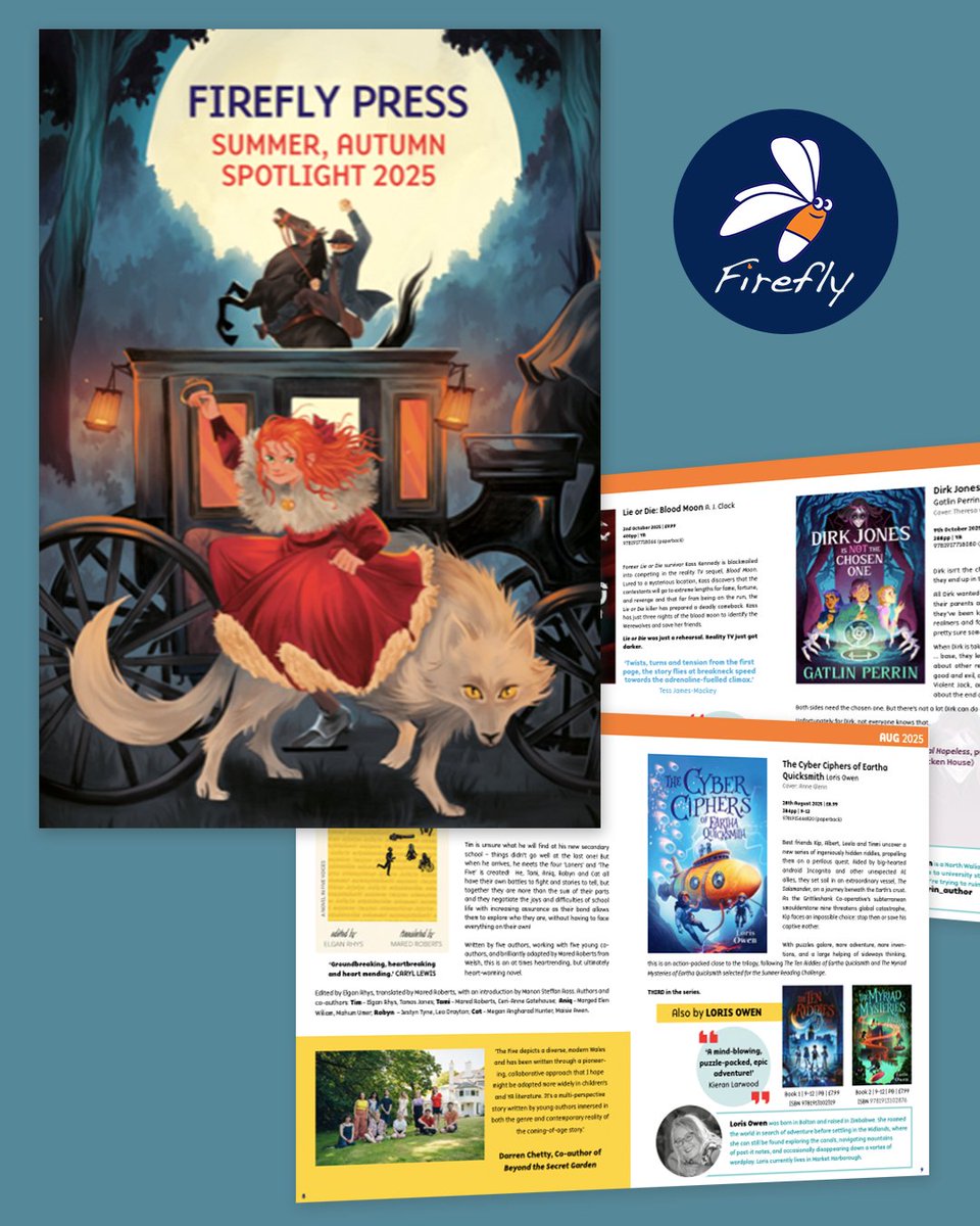 FireflyPress's tweet image. Are you a:
📚️parent looking for gift ideas?
📚️librarian looking to stock up your shelves?
📚️bookseller looking for author events?
📚️reader looking for your new favourite read?
📑✨️LATEST CATALOGUE AVAILABLE TO VIEW NOW📑✨️
fireflypress.co.uk/wp-content/upl…
-
@bouncemarketing