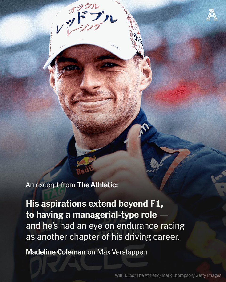 The Athletic Motorsports (@theathleticauto) on Twitter photo This spring, the world learned how Max Verstappen’s life changed.
With Red Bull off the pace and a new baby girl at home, Verstappen tells <a href="/mwc13_3/">Madeline Coleman</a> he's thinking long term — on and off the grid.
Their interview ⤵️
nytimes.com/athletic/65098… This spring, the world learned how Max Verstappen’s life changed.
With Red Bull off the pace and a new baby girl at home, Verstappen tells <a href="/mwc13_3/">Madeline Coleman</a> he's thinking long term — on and off the grid.
Their interview ⤵️
nytimes.com/athletic/65098…