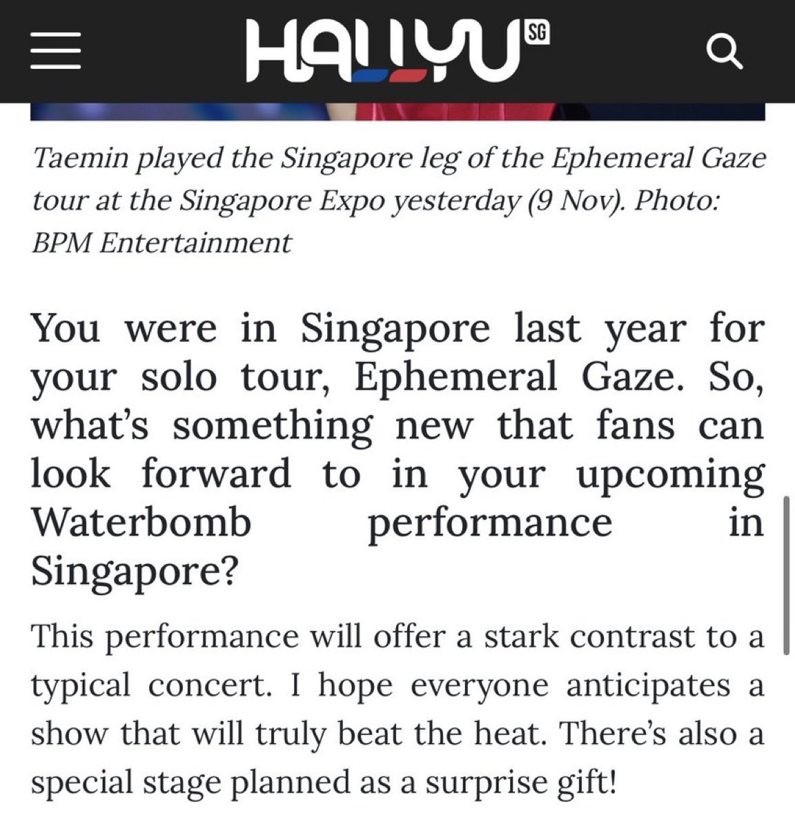 aphroditaemin's tweet image. special stage…. im so normal