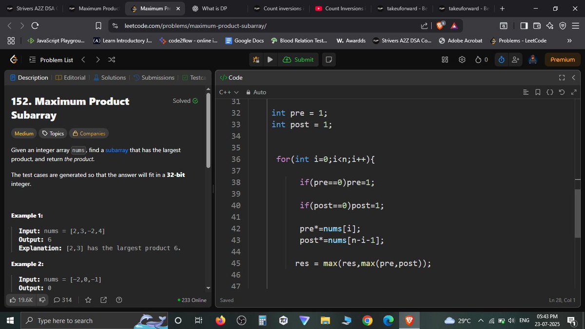 itzAnkitCodes01's tweet image. Day 3 of code
Working on optimize appraoch and explore dp