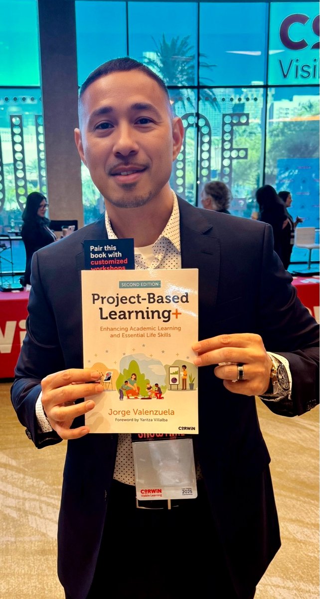 JorgeDoesPBL's tweet image. I finally got to hold my NEW book, Project Based Learning+!
#AVL2025