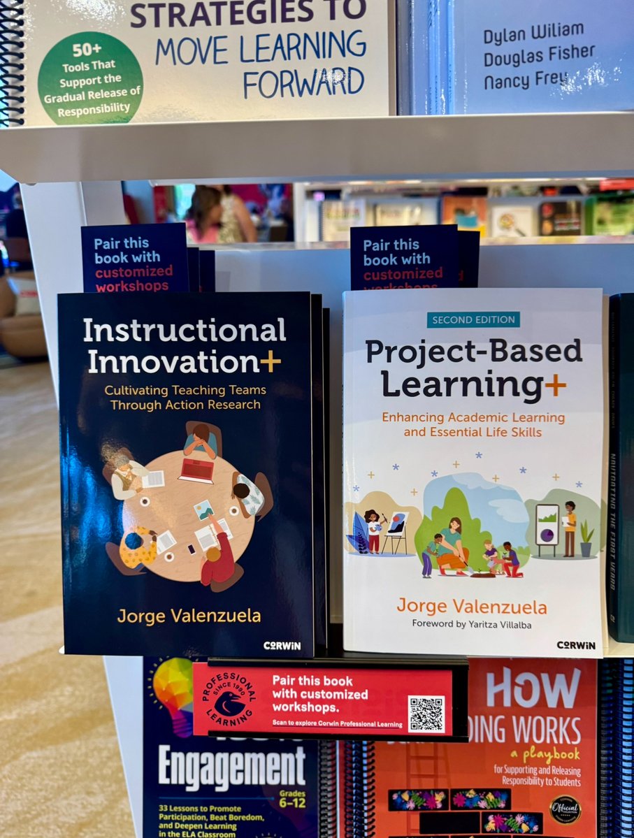 JorgeDoesPBL's tweet image. I finally got to hold my NEW book, Project Based Learning+!
#AVL2025