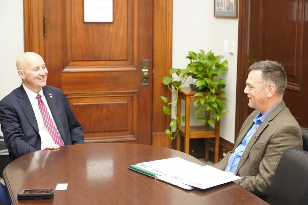 SenatorRicketts's tweet image. Great to welcome Robert Ford to my D.C. office. As the Nebraska State Military Affairs Liaison, Mr. Ford and I discussed the future fielding of the Sentinel ICBM, which will be partly based in Western Nebraska.
The OBBB includes $2.5 billion for risk reduction activities tied…