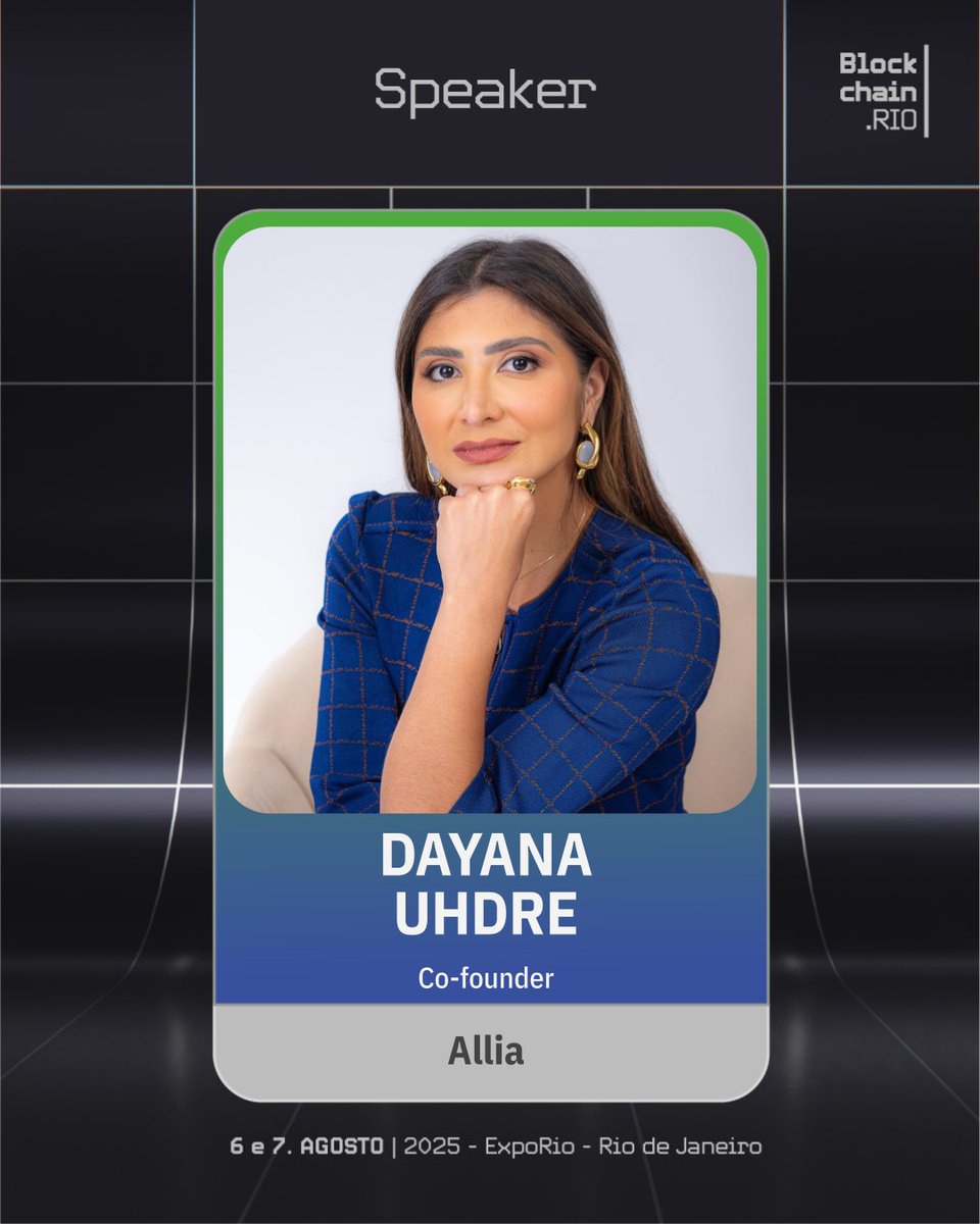 blockchain_rio's tweet image. Join us at #BlockchainRIO2025 to hear from Dr. Dayana Uhdre, State Prosecutor and author of a book on blockchain law! Get your tickets now: hubs.ly/Q03y9BfB0