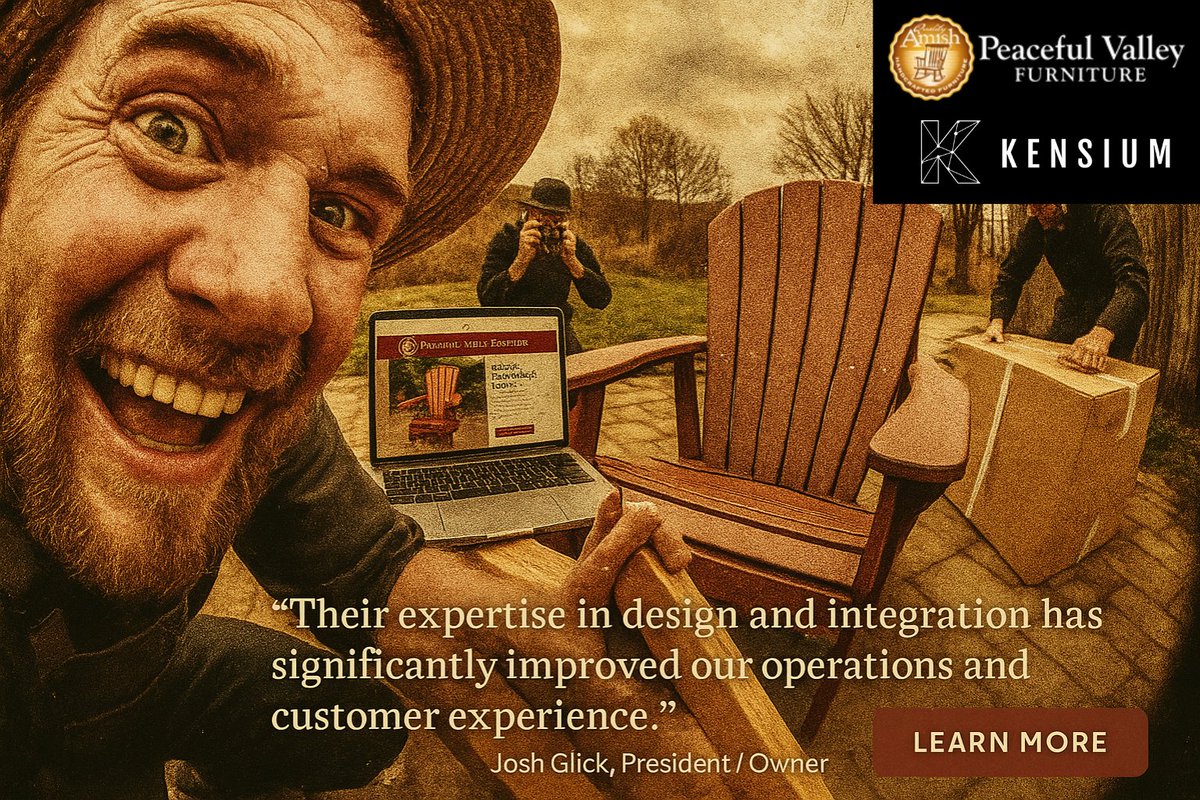 From Legacy to Leadership: How Peaceful Valley Furniture Transformed with ERP-Integrated eCommerce

Founded in Amish country, Peaceful Valley Furniture built its reputation on timeless craftsmanship. But their digital systems? Stuck in time.

That changed when they partnered with