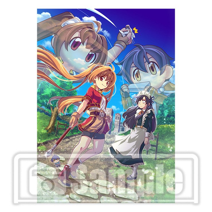 Hansuke21's tweet image. Trails in the Sky 1st Chapter 4koma (4 panel) manga by Daisuke Shinkubo.
Ebten