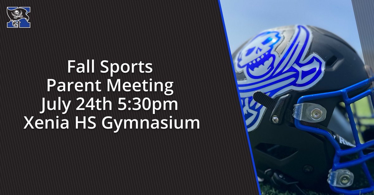 XeniaAthletics's tweet image. ***REMINDER***

All 7-12 fall sports parents and athletes!