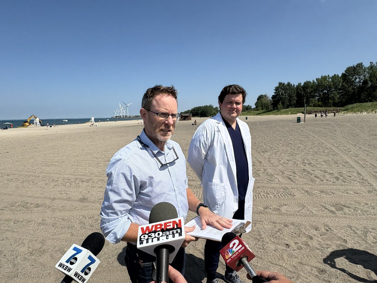 Evandipo2's tweet image. A report identifies Buffalo-area beaches that exceeded bacteria contamination levels @WBEN