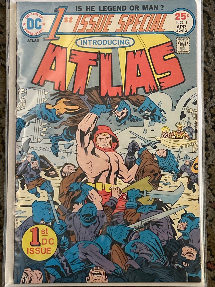 BlueShackComics's tweet image. Atlas #1 by Jack Kirby -
DC comics
50 years ago.
@Kirby4Heroes
