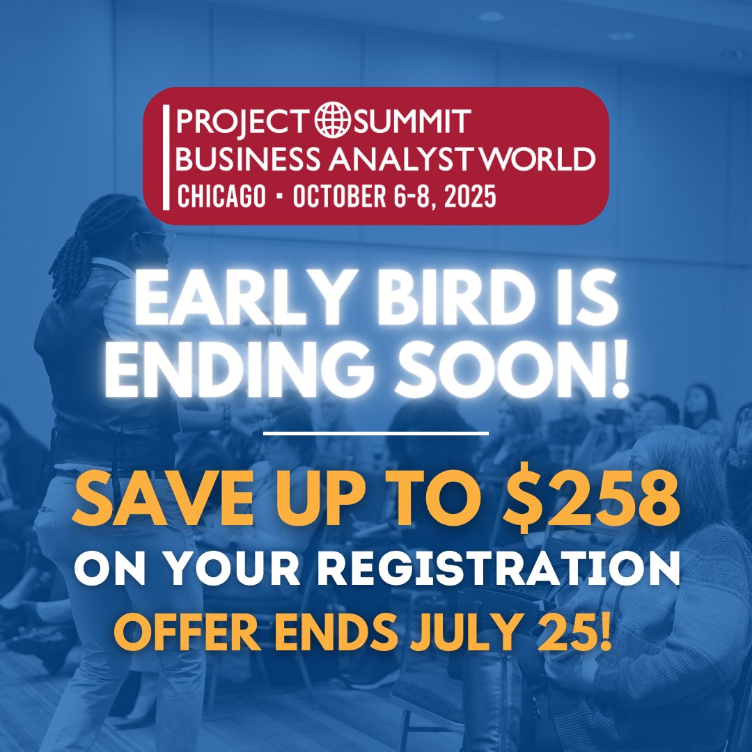 ProjectSummit*ProjectWorld*BAWorld tweet media