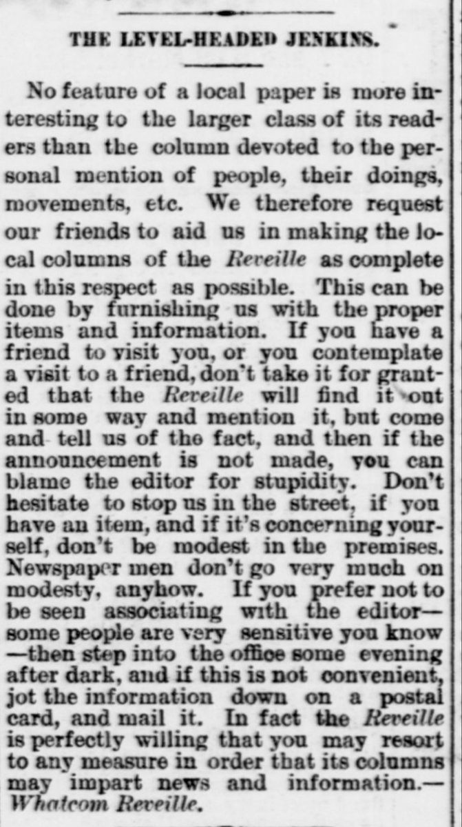 hdevalence's tweet image. i’ve been reading old newspapers recently and there’s good stuff in there