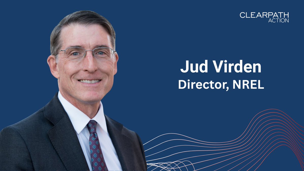 ClearPathAction's tweet image. Congratulations to ClearPath Advisory Board member Jud Virden, Ph. D., on his appointment as Director of @NREL and president of the Alliance, which manages the DOE laboratory.