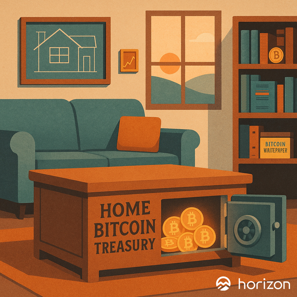 JoinHorizon_'s tweet image. You already have the house.
All that's missing is the bitcoin.
Make your home your Personal Bitcoin Treasury, with Horizon.