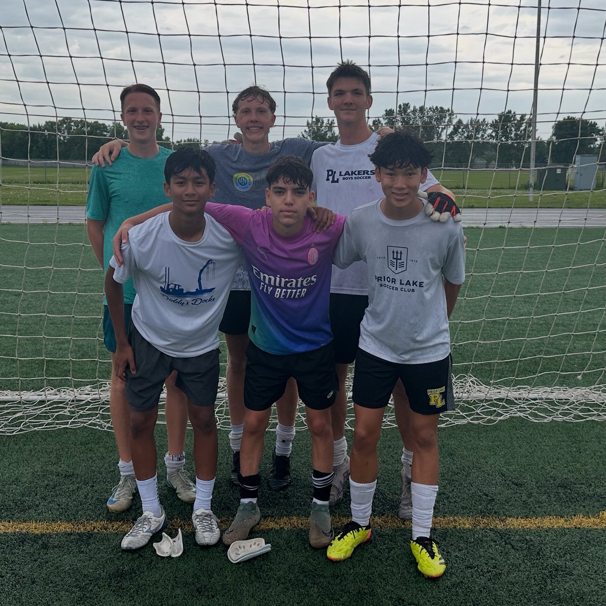 SMALL-SIDED CHAMPIONS!!!
The final week of our Summer Training Program and you're looking at the champions of the small-sided tournament. The tightly contested tournament final went into penalty kicks, and this group came out on top!  Great work by all...fun day!