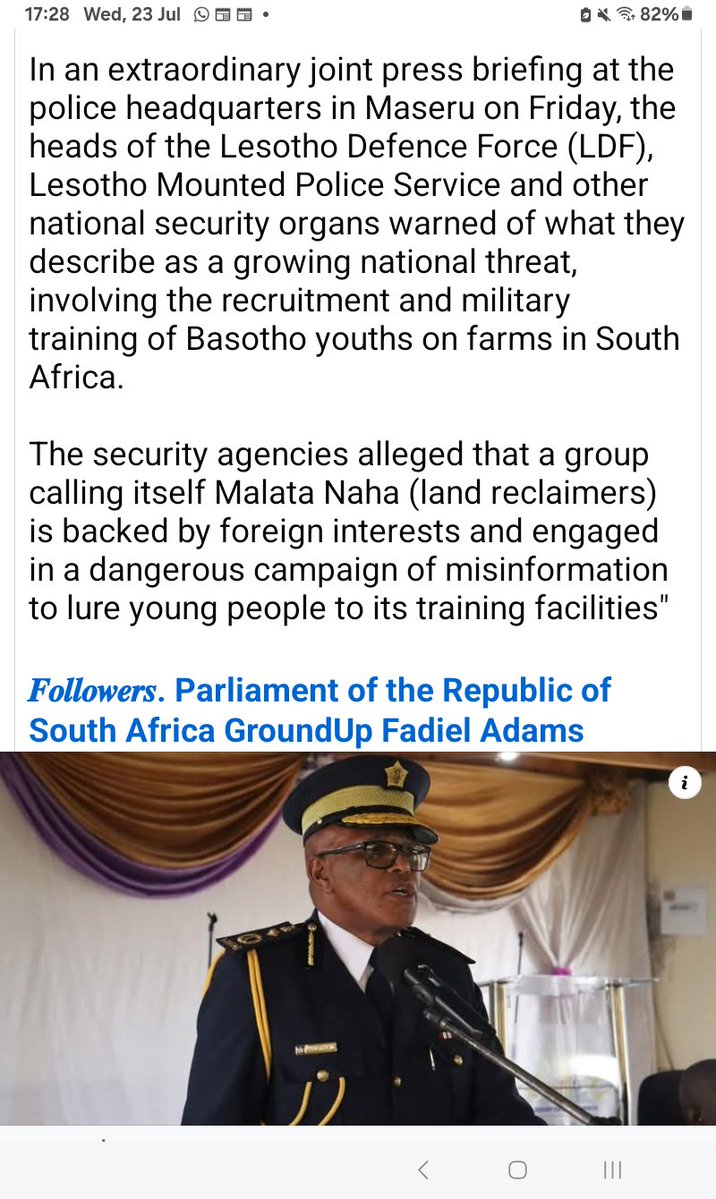 TaljaardNa82363's tweet image. Is this the threat of a coup presidency was talking about
@Khu_Ntshavheni