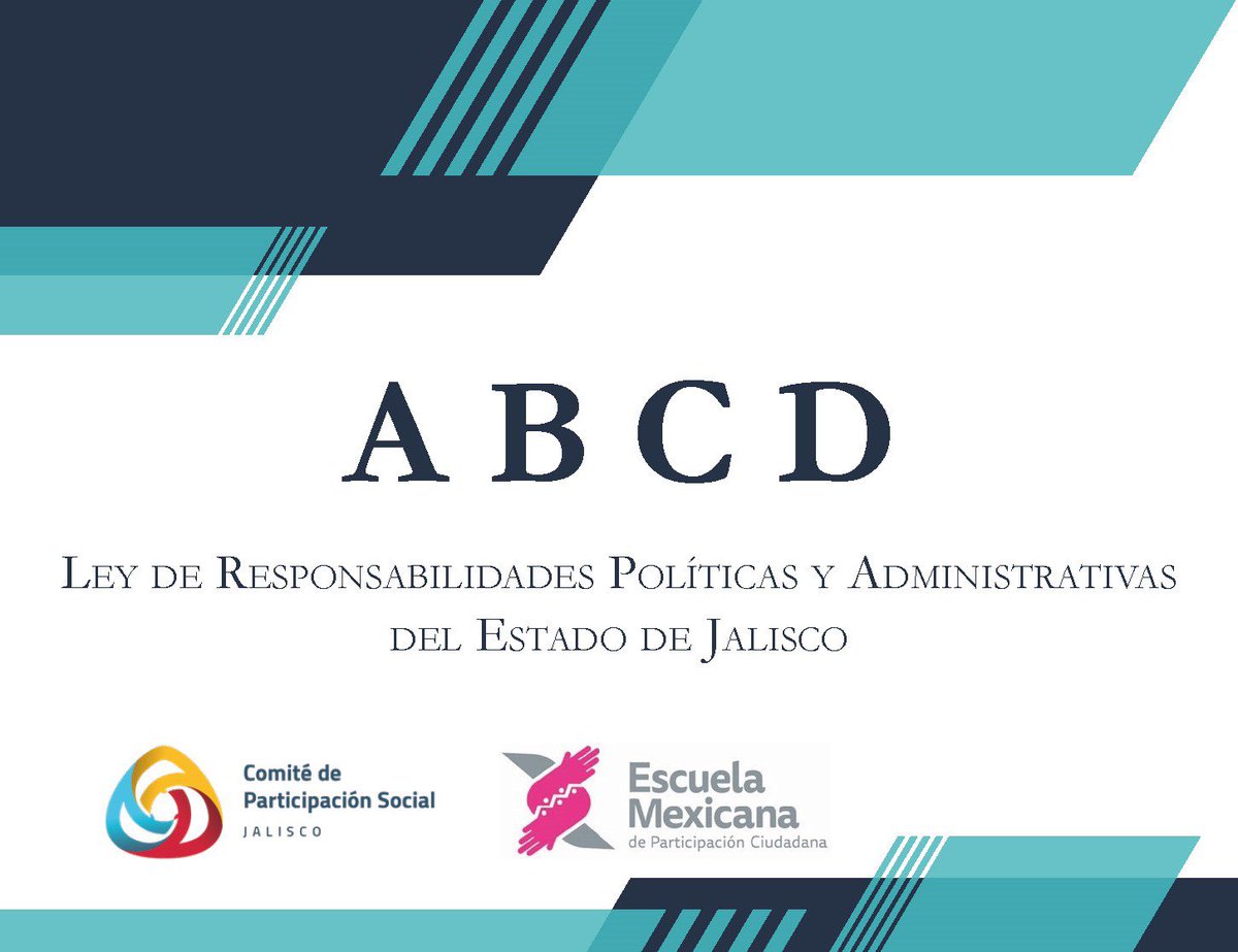 🧐Consulta el Tomo 1️⃣ del “ABCD de la Ley de Responsabilidades Políticas y Administrativas del Estado de Jalisco”.  

📑Este documento contiene los principales conceptos y los alcances en la vida pública de la #LRPA de #Jalisco.
 
👉 bit.ly/4d4rwpA