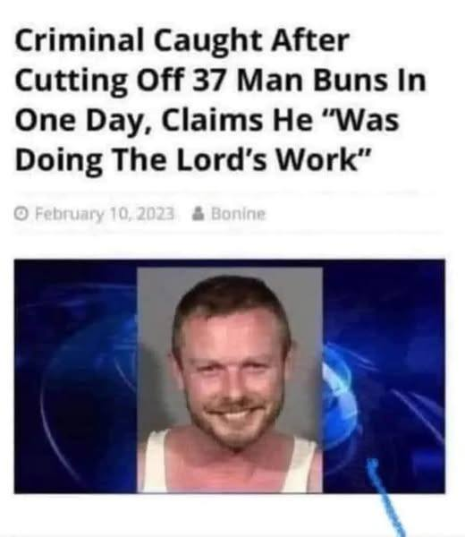 I'll post his bail!!!