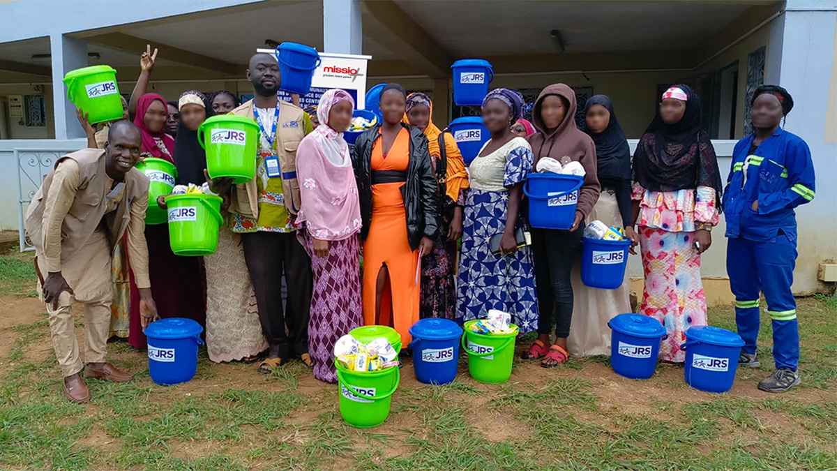 jrsWaf's tweet image. 🌟DIGNITY AND WELL-BEING FOR WOMEN!🌟
In July 2025, JRS, thanks to #MISSIO, organized an enlightening session and #menstrual hygiene kit distribution in Ngaoundéré, Cameroon. We empowered 52 women by addressing menstrual health challenges together. Your support is invaluable!🙌