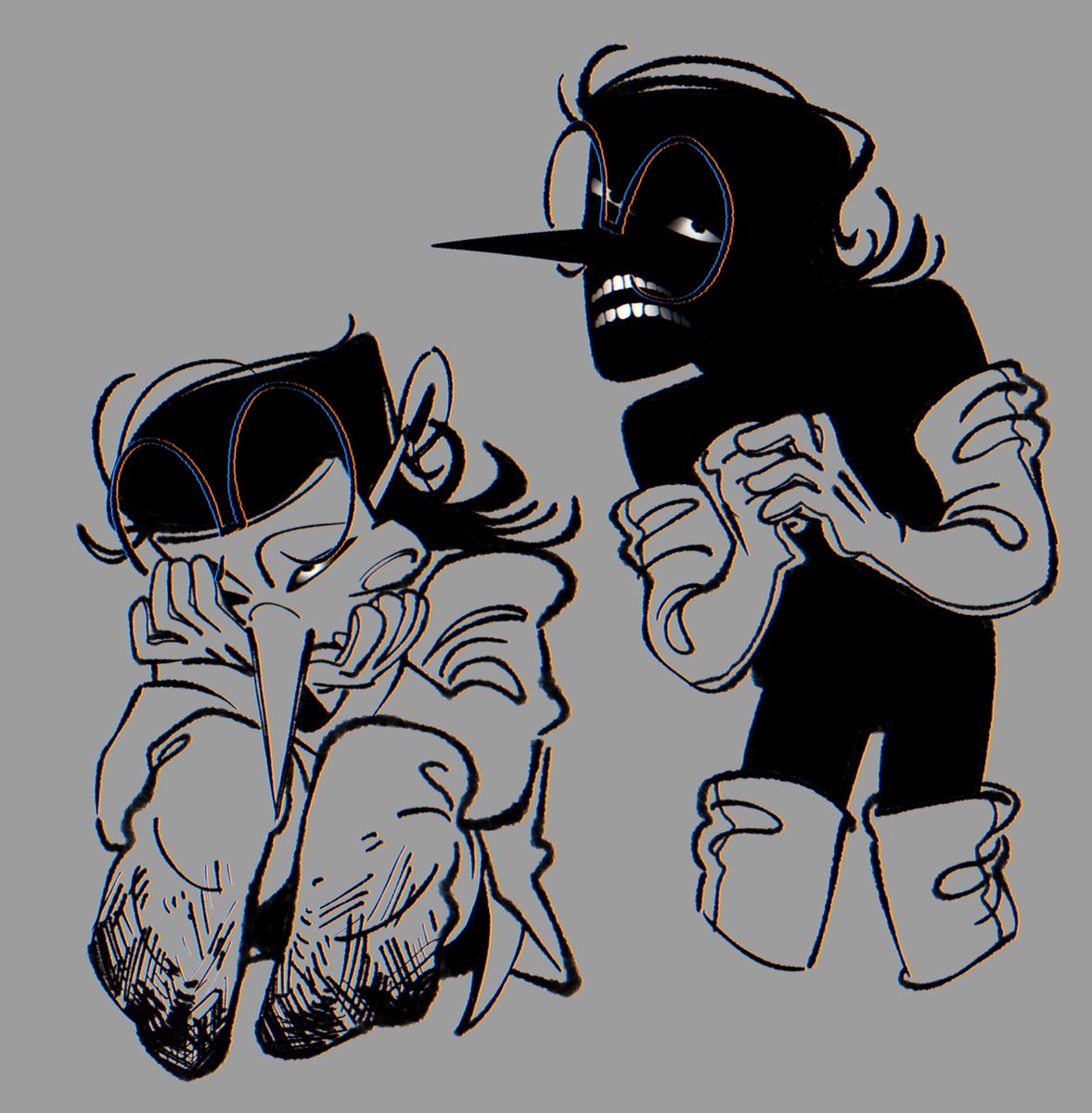 scarily_lacking's tweet image. Made more!
Silly headcanon : dead pixels are very much considered a curse amongst those in Cybercity, because if one pixel’s broke, the whole screen’s gotta get replaced! This only worsens Spamton’s reputation. He’s a threat! A mistake!
#deltarune #spamton