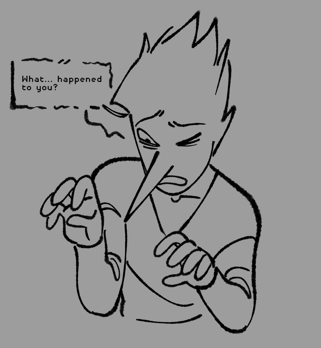 scarily_lacking's tweet image. Made more!
Silly headcanon : dead pixels are very much considered a curse amongst those in Cybercity, because if one pixel’s broke, the whole screen’s gotta get replaced! This only worsens Spamton’s reputation. He’s a threat! A mistake!
#deltarune #spamton