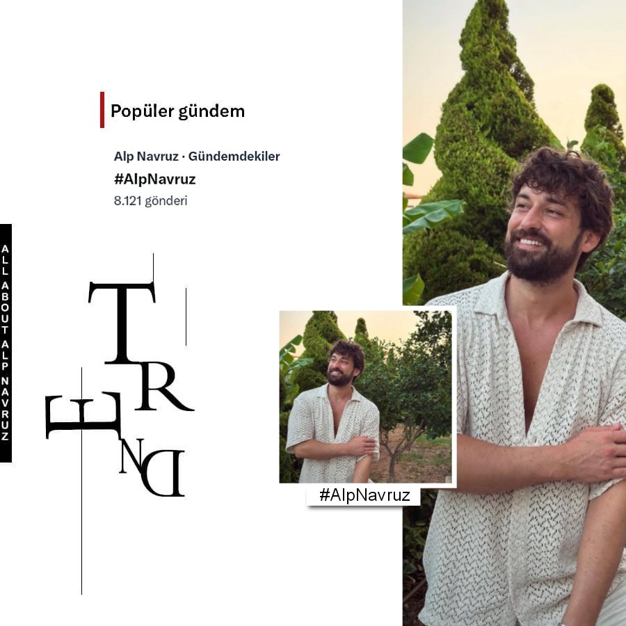 Alp Navruz 8,121 gönderi ile gündemde yerini aldı. ✨

#AlpNavruz • <a href="/AlpNavruz/">Alp Navruz</a>