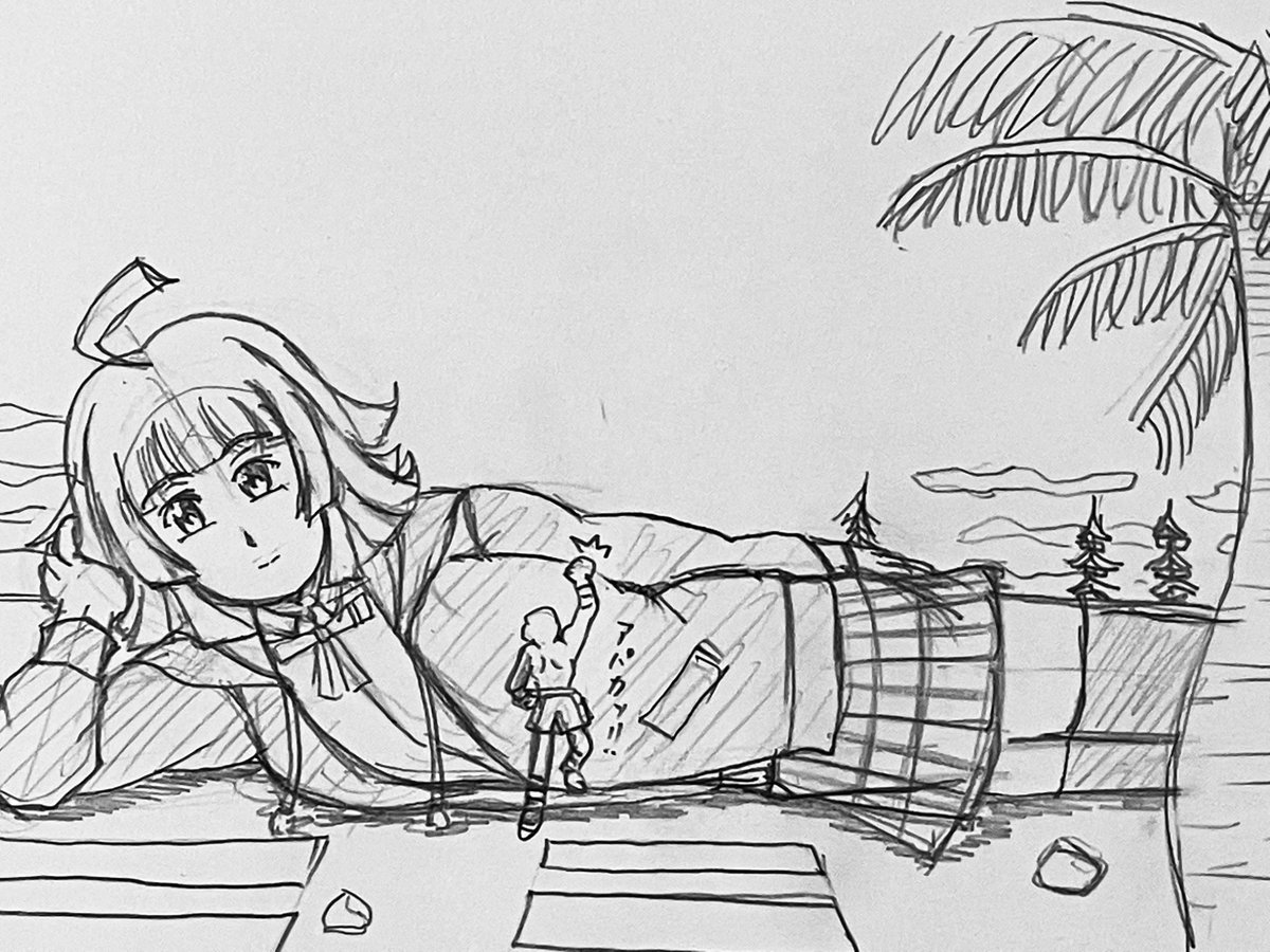 3年前の自分に何故描いたのか聞きたいな💦
あと3年後にスト6でサガット使えるよと伝えるべきかなw

#みなさん3年前の今頃はどんな絵描いてましたか 