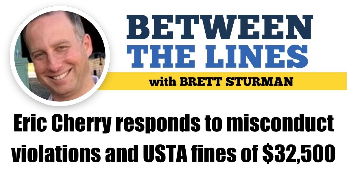 HarnessUpdate's tweet image. • @RacingBeard: Eric Cherry responds to misconduct violations and USTA fines of $32,500
buff.ly/yRi3gLY
... Subscribe to HRU - for free - today at buff.ly/2JEfULa