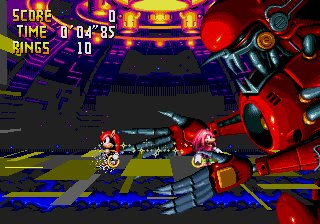 semifreqsonic's tweet image. The form Metal Sonic assumes with the Phantom Ruby in Sonic Mania is a reference to his transformation in Knuckles Chaotix, Metal Sonic Kai.