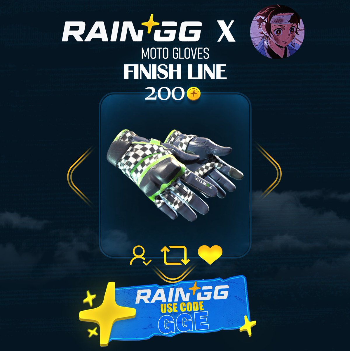 GGEnjoyer's tweet image. 💸200 COINS ON-SITE BALANCE 💸
✅FOLLOW @raindotgg @GGEnjoyer
🔁RETWEET AND REPLY WITH RAINID
Rolling in a week