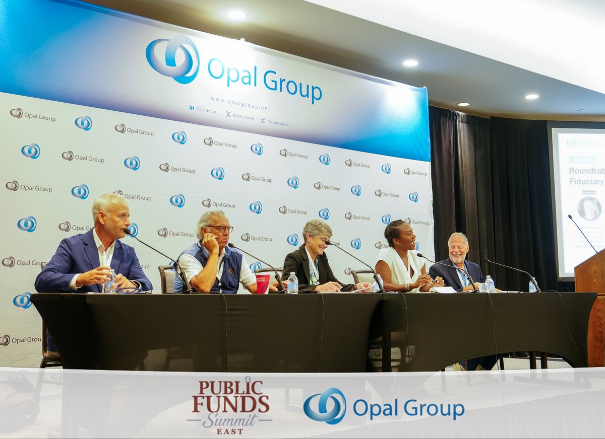 Opal_Group's tweet image. 馃専Informative roundtable with Michael Jacobs, Chris Rowlins, E. Shepard Farrar, Jillean Battle, and Frederick Bailey, who shared their expertise on effective tools to strengthen governance, uphold fiduciary duty, and more.
#OpalGroup #OpalGroupPFSE #Finance