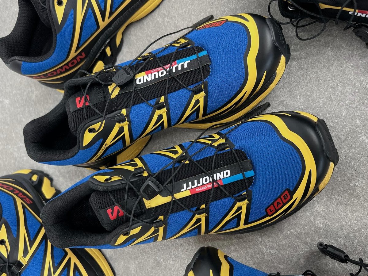 Complex's tweet image. JJJJound levels up the Salomon XT-6 game. Two collabs are dropping this year, blending streetwear vision with trail-ready tech. Stay ahead of the sneaker wave—get the full story: complex.com/sneakers/a/vic…