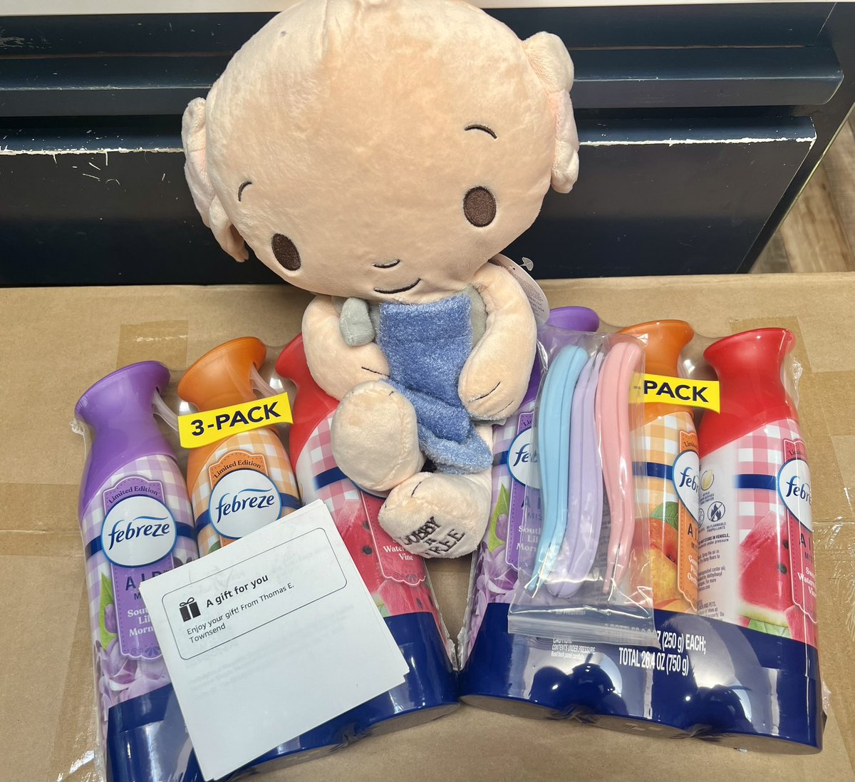 cheri_pimath's tweet image. I am so grateful for these wishlist items, Thomas. Especially the Febreeze that will keep my 8th grade classes fresh after PE😜 Thank you!