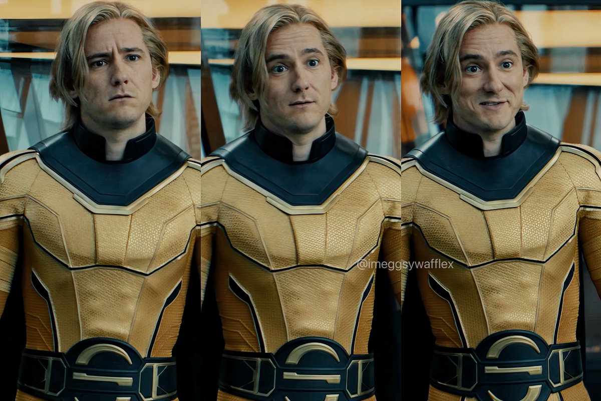 imeggsywafflex's tweet image. the way he goes from “confused golden retriever” -> catching on -> “I could destroy you and I might” in three seconds flat