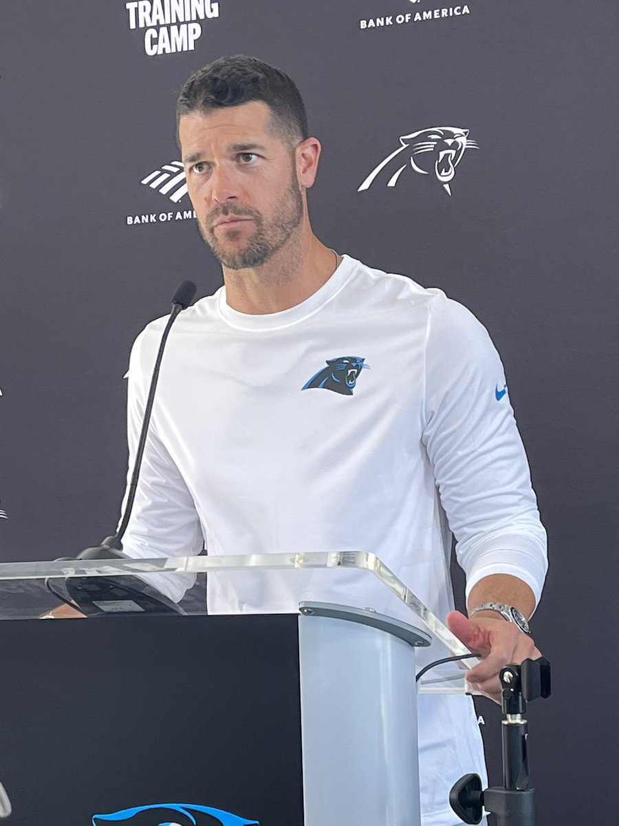 Dave Canales: “My expectation for Bryce is to lead this team…which he never stopped doing.” #Panthers