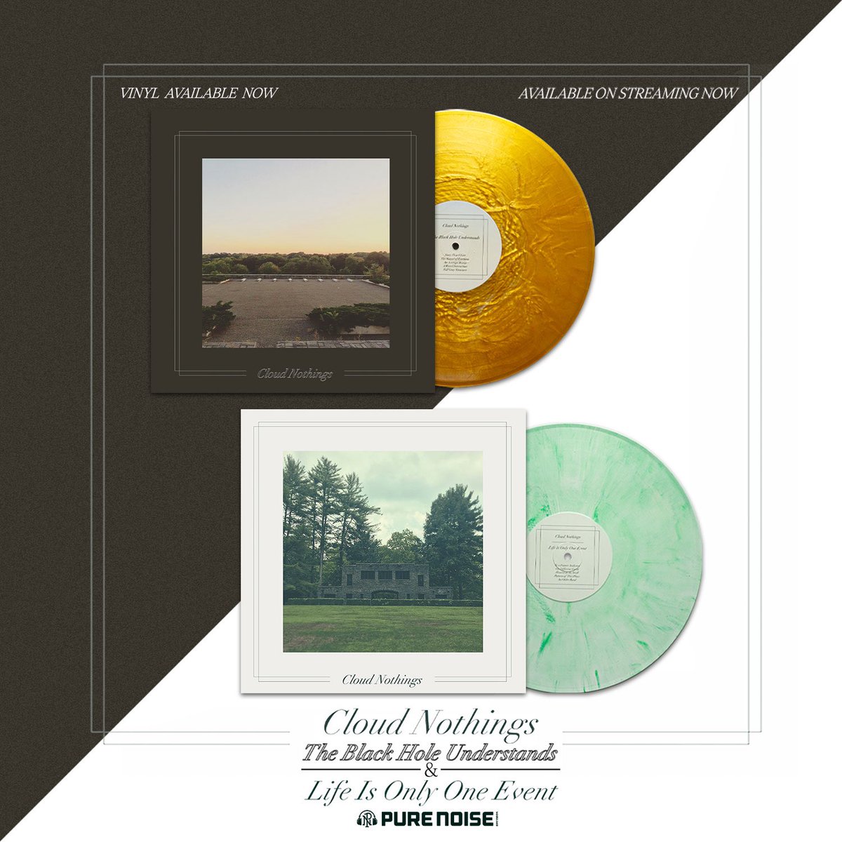 purenoiserecs's tweet image. Two rare Cloud Nothings albums are now available on limited edition vinyl. purenoise.merchnow.com/collections/cl…