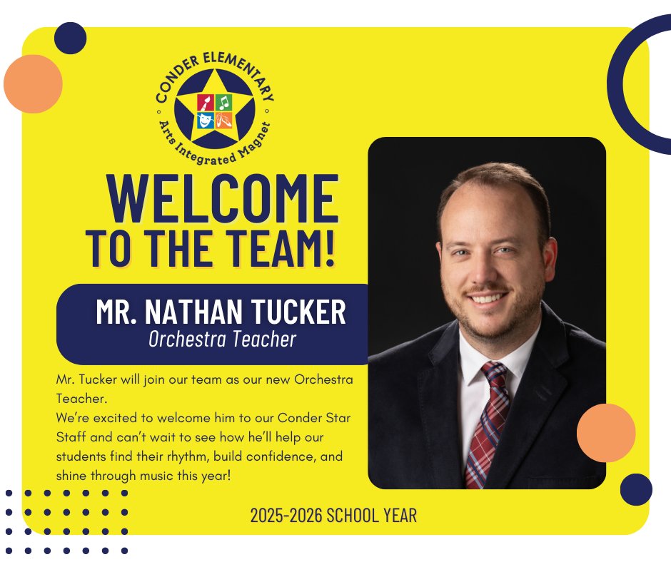 ConderStars's tweet image. We’re thrilled to introduce Mr. Tucker as part of our Conder Star Staff!

Drop a ⭐️ in the comments to help us give him  a warm Conder welcome!
@richlandtwo