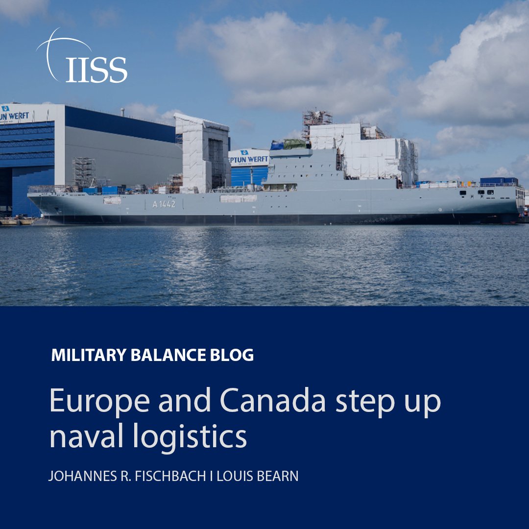 IISS_org's tweet image. NATO’s maritime power depends on critical enablers like replenishment-at-sea. While the US has long led in providing underway-replenishment for the Alliance, European countries and Canada are altering this dynamic by investing in their replenishment fleets to enhance their…