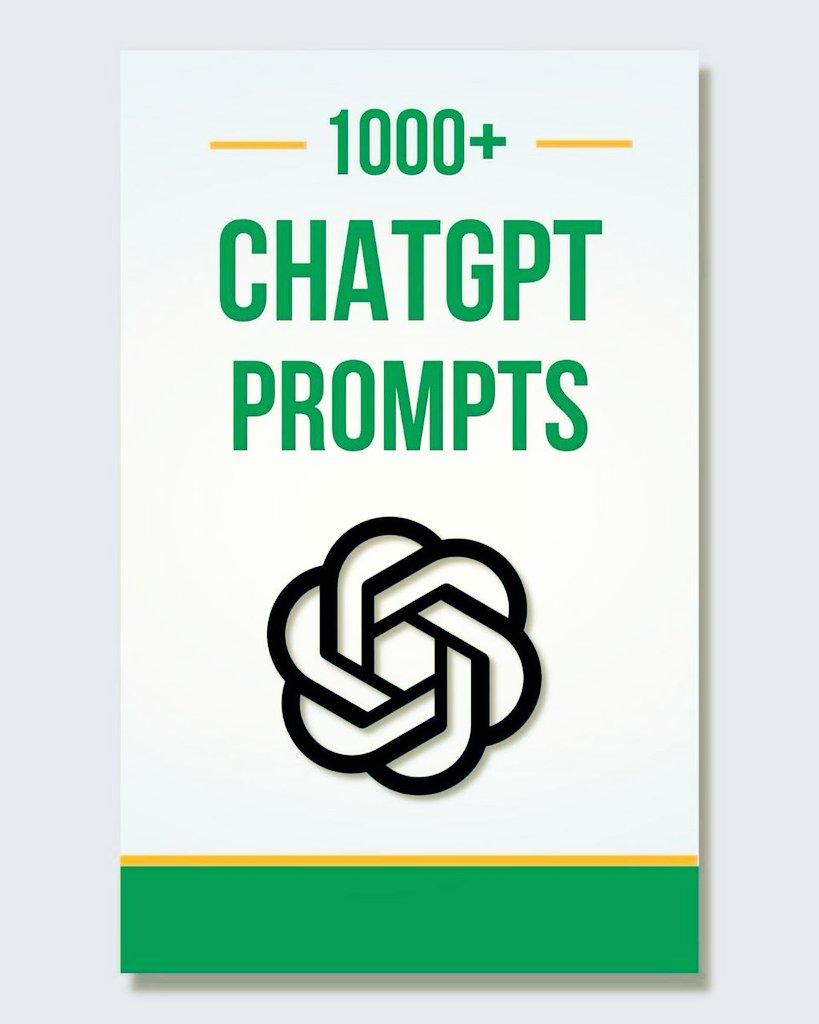 setu_ai_expert's tweet image. Prompt engineers make $120k-$300k yearly.
That's why I built "1000+ GPT-4 Prompts":
• 1000+ Prompts
• 5000+ AI Tools
• Tips, Tricks, Techniques & more.
And for 24 hours, it's 100% FREE!
just:
1. Like & Repost
2. Reply "Prompt"
3. Follow me @setu_ai_expert(so that I can DM