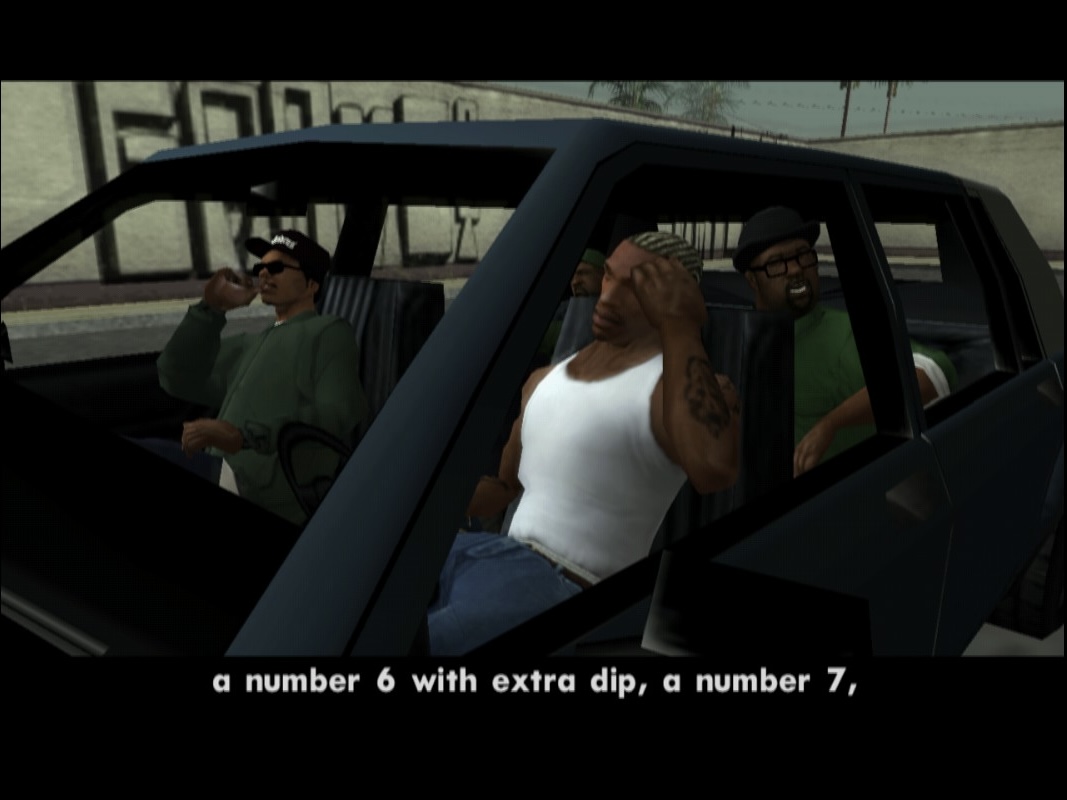 Arvydas_B's tweet image. Hellraiser on the radio, orange smog on the horizon
Emulating the PS2 version of San Andreas is very interesting - a lot of small differences from the PC port I grew up with. The vibes are undeniably immaculate though, I love how the world is bathed in color.
