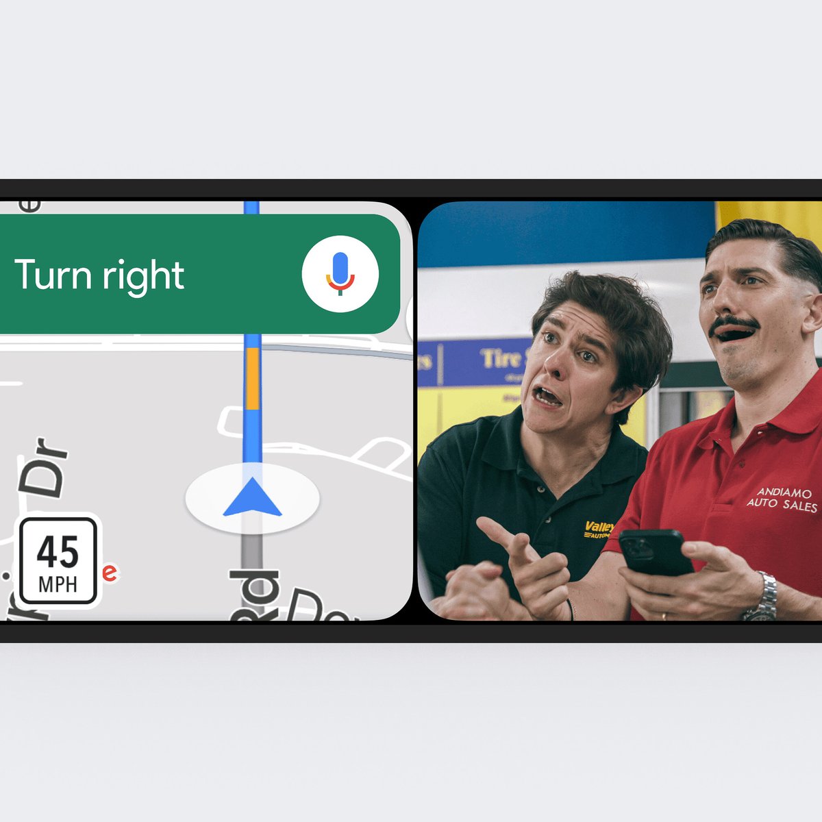Netflix map integration to safely stream and drive
