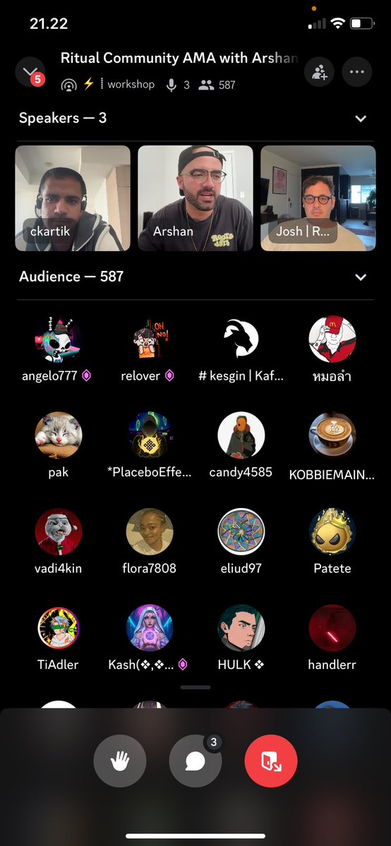 tomcatcatt's tweet image. That AMA with @ritualfnd was a whole vibe!🔥
Tons of people pulled up, the chat was wild! Big brains, deep talks, and insights that hit different, from AI transparency to real tech rituals🔮
@joshsimenhoff @ckartik_ @ArshanKhanifar @ritualnet