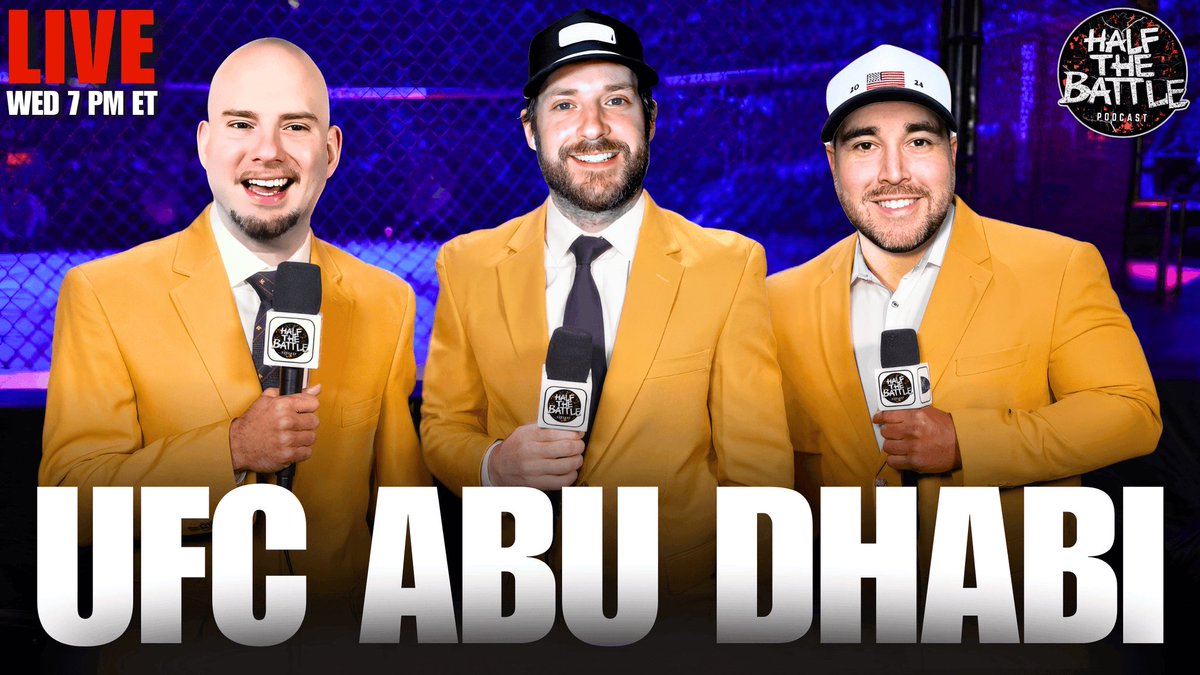 BestFightPicks's tweet image. The UFC is back in Fight Island so it’s time to bust out the gold jackets. Please join me, @CjSaftic & @TheParlayMMA Tonight at 7 pm ET to break down UFC Abu Dhabi! Video below 👇👇