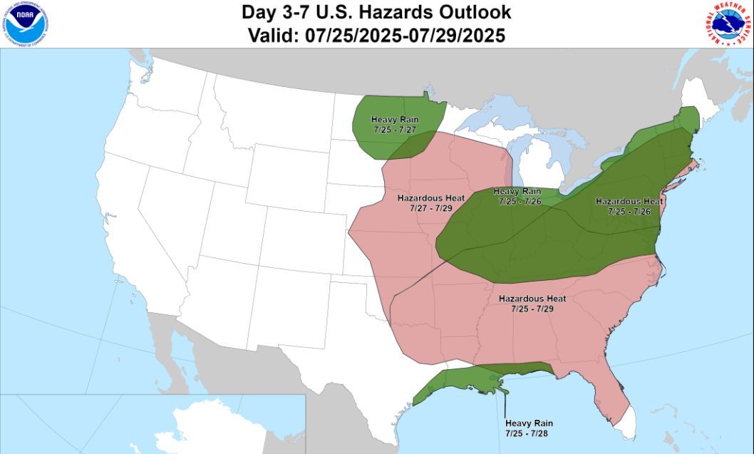 wxbrad's tweet image. Enjoy this subtle but welcome break from the extreme heat, as it will intensify even stronger this weekend and into next week. August starts very hot as well. #cltwx #ncwx #scwx #wcnc #heatwave