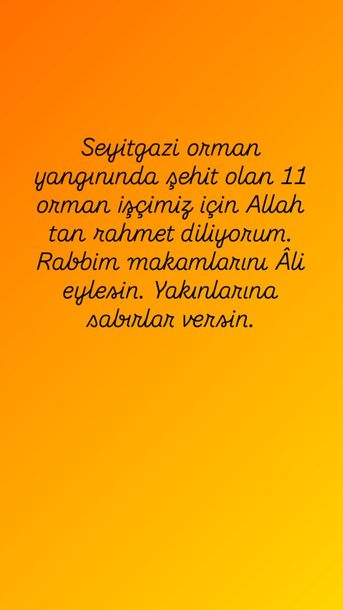 Başımız sağ olsun 😔