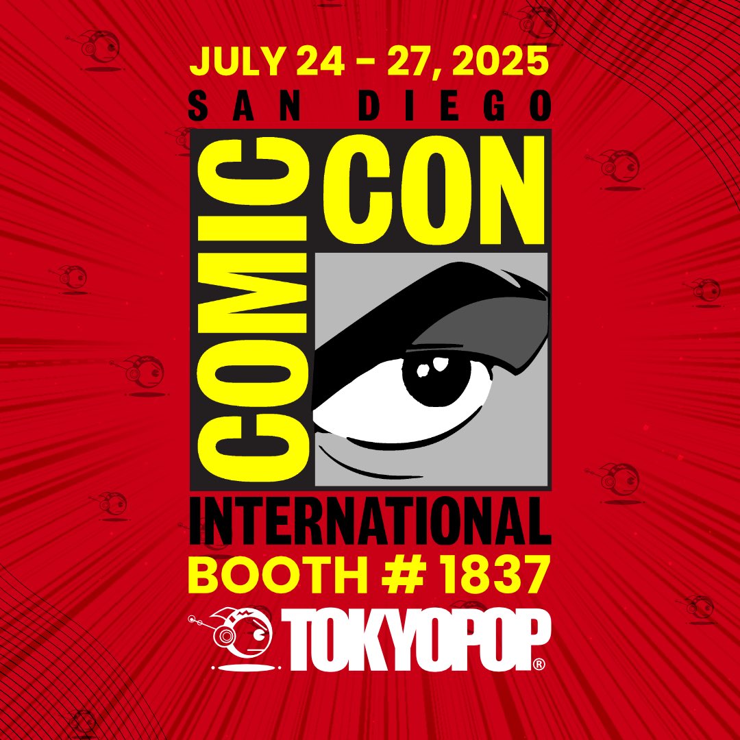 TOKYOPOP's tweet image. Stop by our booth at San Diego Comic-Con to grab some exclusive goodies!
We are at booth 1837 in the Exhibit Hall