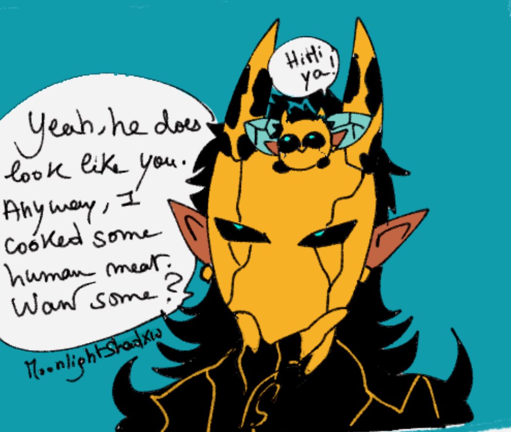 Moonlightshadxw's tweet image. I saw bumblebee on TV and remembered daibug.....