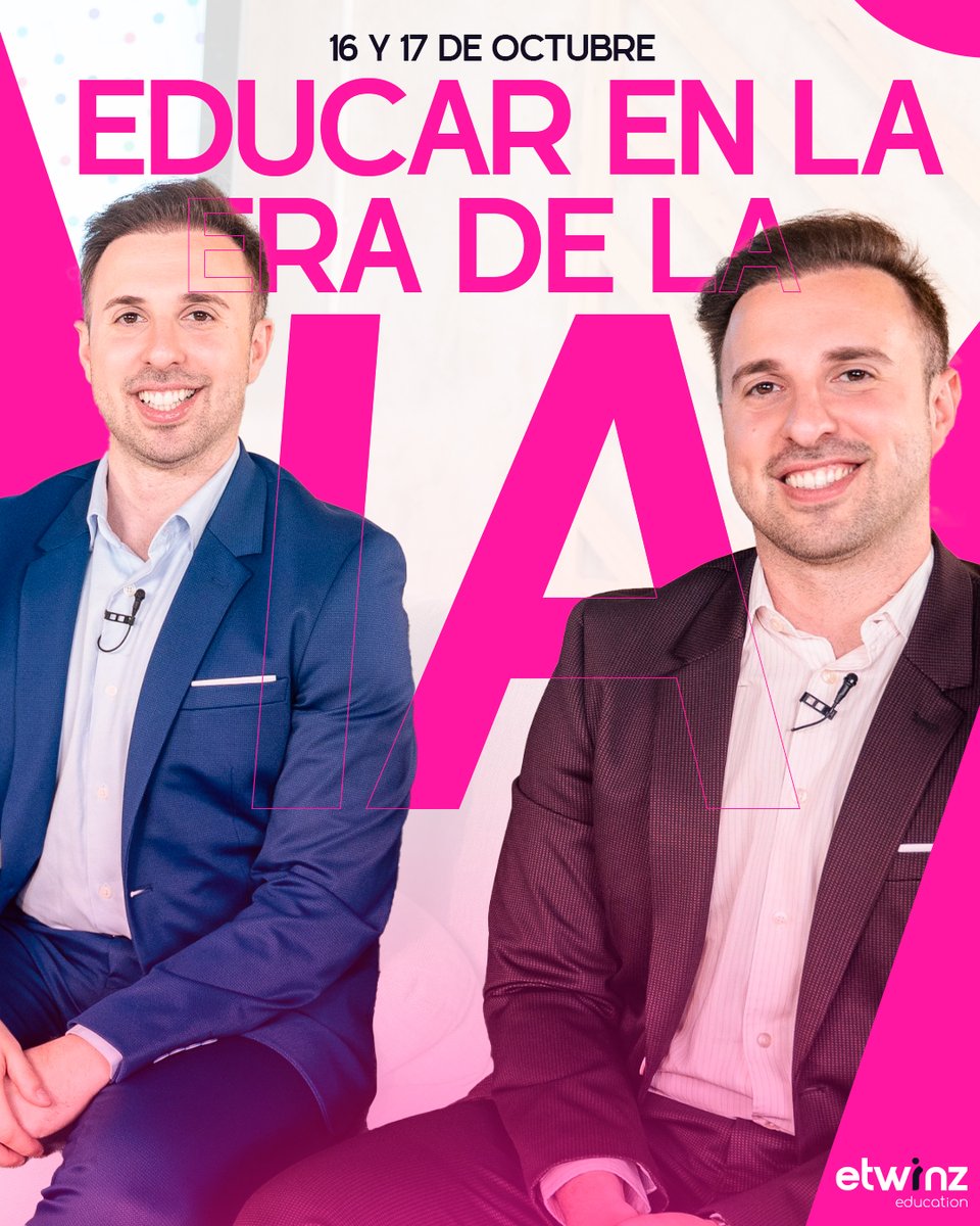 eTwinzEDU's tweet image. 🧠 Nos emociona compartir que estaremos en el IV Encuentro del Innovation Hub – CICAE, impartiendo el taller:
Alumnos competentes frente a la IA "Alfabetización en Inteligencia Artificial: el Reto Educativo del Siglo XXI".
Más información: cicae.com/educar-en-la-e…