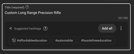 Just another example of how I know YouTube doesn't like my channel... sigh.  Just can't win on that platform. These suggestions are apparently based off of what YT thinks my content is about.